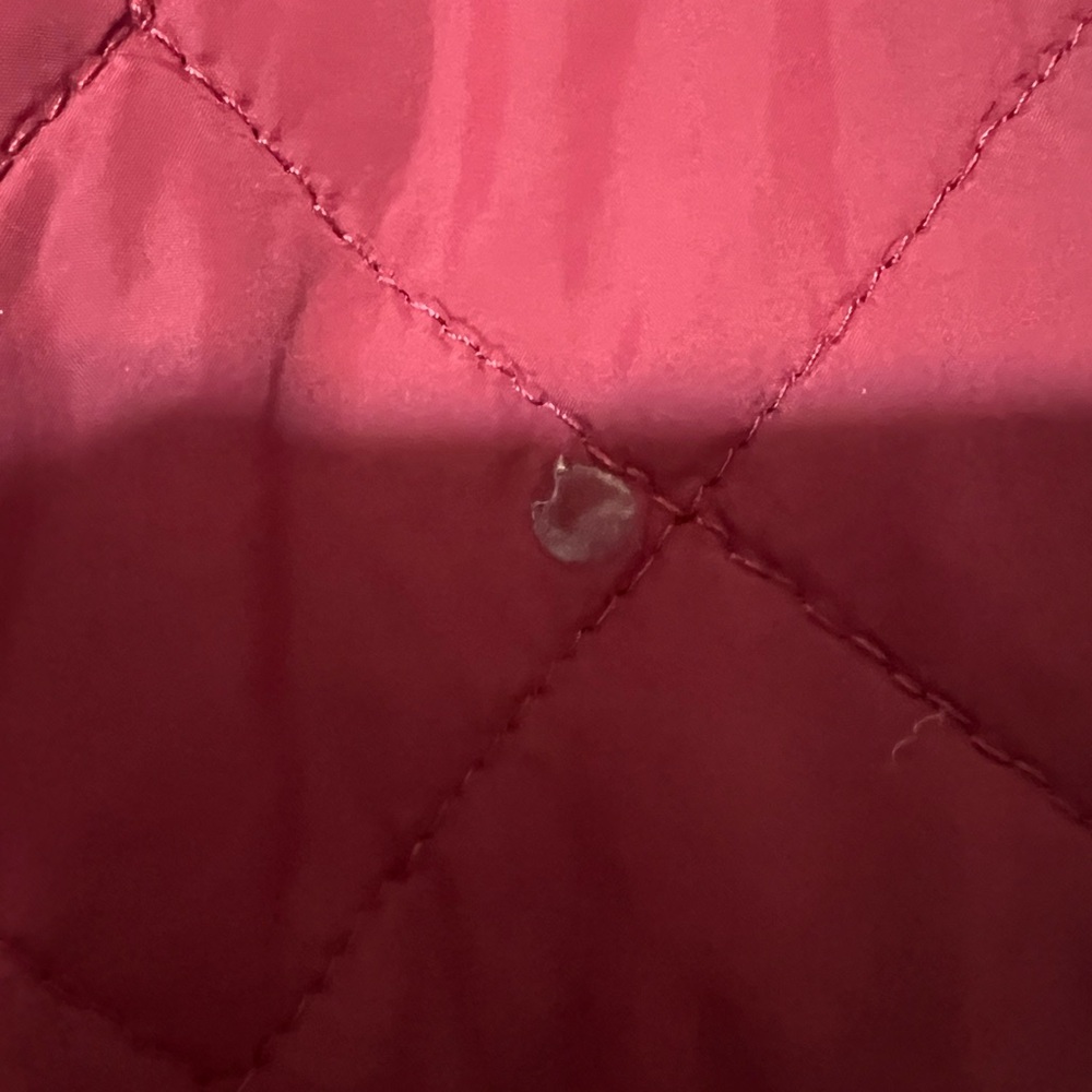 Allegra K red quilted vest size M - Picture 4 of 5
